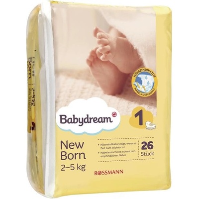 BABYDREAM NEW BORN 1 2-5 kg 26 ks