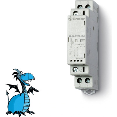 FINDER Stykač 22.32.0.024.4420, 2R/25A, 24V AC/DC, AgSnO2 223200244420
