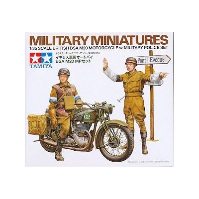 Tamiya BSA M20 Vojenská polícia 1:35