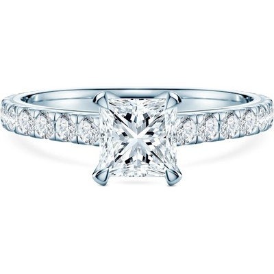 Savicki Zásnubný prsteň Share Your Love biele zlato laboratórne diamanty SYL P PR 50 LAB B