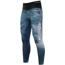 Crazy Idea Fuseaux Umbolt Printed Man print light jeans