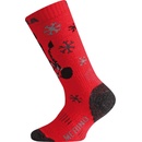 Lasting TJD 306 červená merino ponožka junior slabší