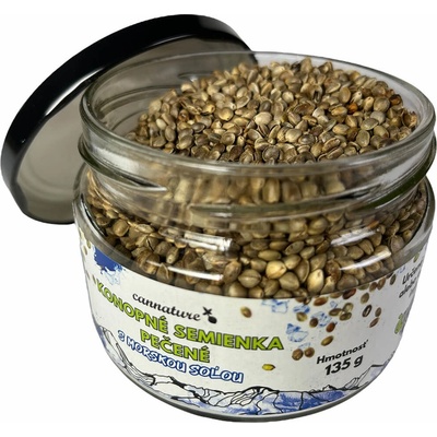 Cannature Konopné semienka pečené s morskou soľou 135 g