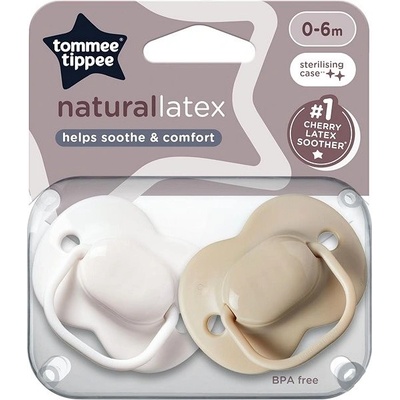 Tommee Tippee Cherry latex basic žlutá 2 ks