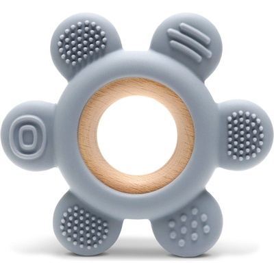 Lorelli Premium СИЛИКОНОВА ГРИЗАЛКА С БУК ЦВЕТЕ natural grey (10210890003)