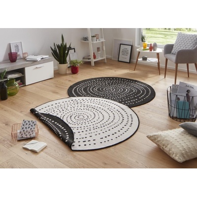 Hanse Home Twin-Wendeteppiche 103109 schwarz creme