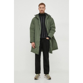 Calvin Klein páperová bunda pánska zelená zimná K10K111884