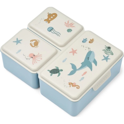 LIEWOOD Детски контейнер за храна Liewood Kid's Driss Lunchbox Food storage - Sea Creature / Sandy - размер 1, 2 l (532-3370-0311)