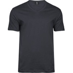 TEE JAYS Мъжка тениска с v-образно деколте tee jays tj8006 fashion sof tee - тъмносива s (18800667001)