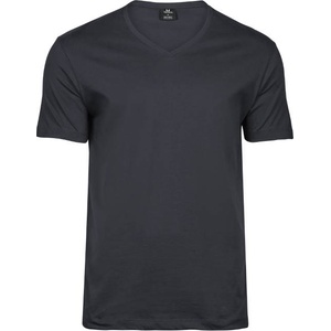 TEE JAYS Мъжка тениска с v-образно деколте tee jays tj8006 fashion sof tee - тъмносива s (18800667001)