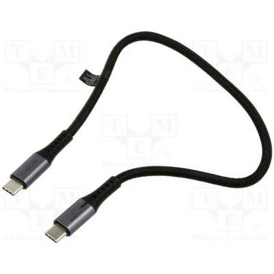Logilink CU0430 USB 3.2 Gen 2x2 USB C vidlice z obou stran 0,3m černý