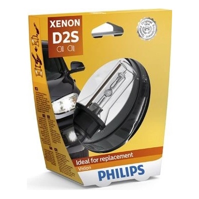 PHILIPS Xenon Vision D2S P32d-2 85V 35W 85122VIS1