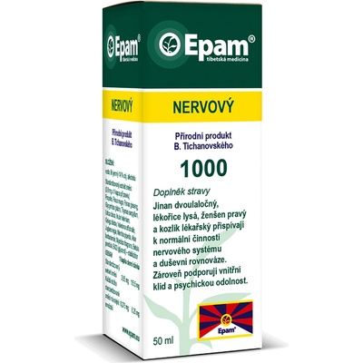 Epam 1000 nervový Tibetské prírodné Biostimulátory 50 ml