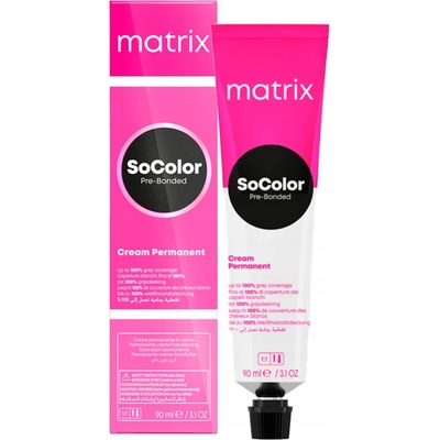 MATRIX SOCOLOR Pre-Bonded barva na vlasy 5AV Nová receptura 90 ml