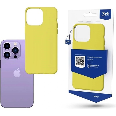 3mk Matt Case Apple iPhone 14 Pro, lime/žlutozelené