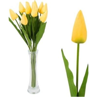 Umelý tulipán žltý 55 cm