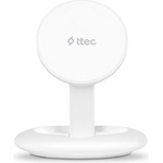 Ttec Зарядно за кола ttec - AirCharger Up M, USB-C, MagSafe, бяло (8694470826967)