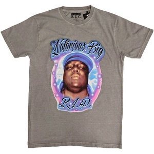 Notorious B. I. G Notorious B. I. G. RIP Airbrush Grey XL Риза (BIGTS29MG04)