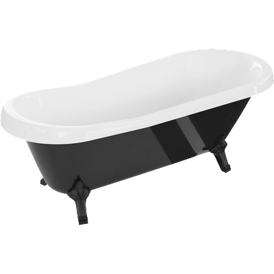 Mexen Retro 170x75 cm black/white/black (53251707575-70)