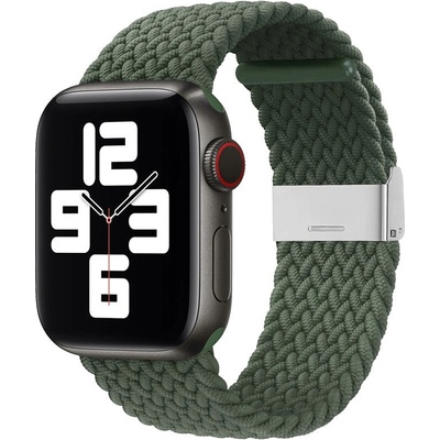 HQWear Каишка HQWear Strap Fabric Band за Apple Watch 6 / 5 / 4 / 3 / 2, 42mm / 44mm, Green (KXG0015138)