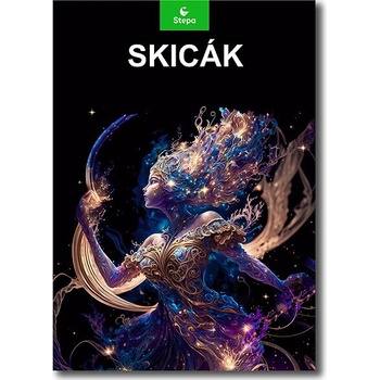 Stepa A4 20 listov čierny