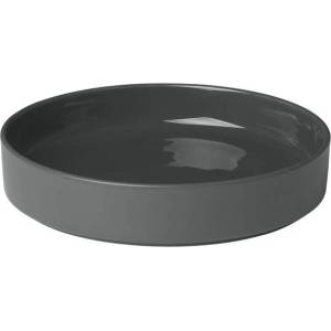 blomus 20 см сиво зелена дълбока чиния blomus от серия pilar