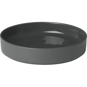 blomus 20 см сиво зелена дълбока чиния blomus от серия pilar
