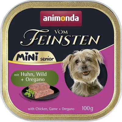 Animonda Vom Feinsten Senior Mini - пилешко, дивеч и риган 100 г