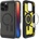 Spigen iPhone 16 Pro SPIGEN TOUGH ARMOR MAG пластмасов протектор за телефон, удароустойчив, абсорбиращ ударите, черен ACS08509 (ACS08509)