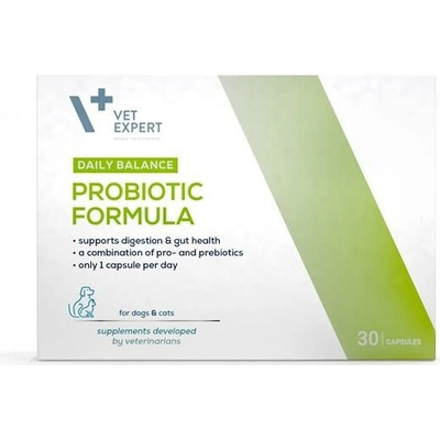 VetExpert ProBiotic Formula pre psy a mačky 30 kapsúl