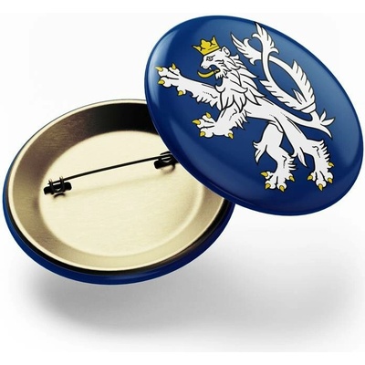 CZECHMANIA Placka lev modrá