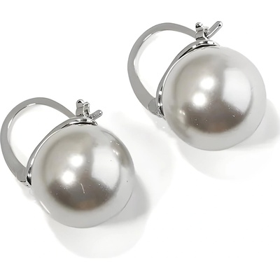 HARAHU Обици pe-20779 - Сребърна / Сива kp20779 (pe-20779)