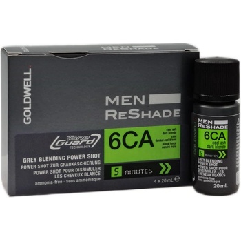 Goldwell Men ReShade Grey Blending Power Shots 4x20 ml боя без амоняк 6CA Cool Ash Dark Blonde