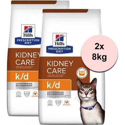 Hill’s Prescription Diet K/D Kidney Care Chicken 2 x 8 kg