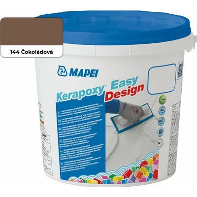 Mapei Škárovacia hmota epoxidová Kerapoxy Easy Design 144, čokoládová, 3 kg, 5KB014403