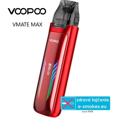 VooPoo VMATE Max Pod Kit 1200 mAh ruby red 1 ks