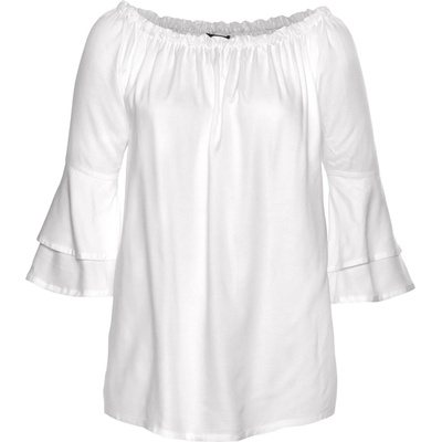 LASCANA Блуза бяло, размер 50