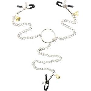 LateToBed Щипки за зърната и клитора "latetobed nipple clamps" Регулируеми