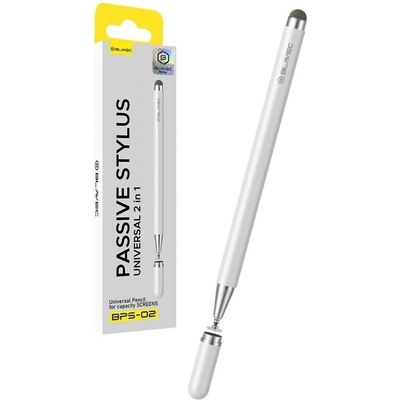 Blavec Pen pasivní universální stylus 2v1 bílý BPS-02