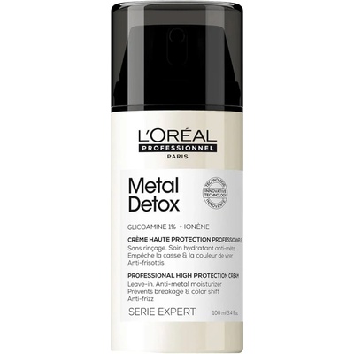 L'Oréal LOreal Professionnel Serie Expert Metal Detox кремообразна терапия за коса без отмиване против метал 100 мл