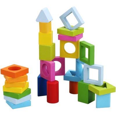 Classic World Дървени блокчета с различна геометрична форма (3538)