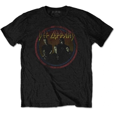 Def Leppard Vintage Circle Black M Риза (DEFLTS03MB02)