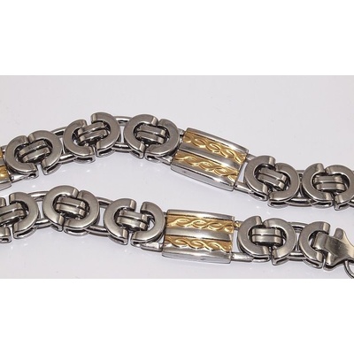 RiverSperky Řetízek z chirurgické oceli, Samson Gold 2. OCRET240152