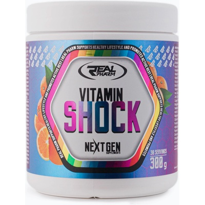 REAL PHARM Витаминен шок Real Pharm витаминен комплекс 300g портокал 711960