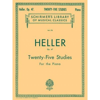 25 Studies for Rhythm and Expression, Op. 47: Schirmer Library of Classics Volume 178 Piano Technique