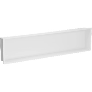 Mexen X-Wall-K вградена полица от конгломерат 122, 7 x 30, 7 см, бяла - 1900123010 (1900123010)