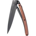 DEEJO 1gb005 black / Стилно ултралеко джобно ножче с дискретно черно острие без татуировки (1gb005)