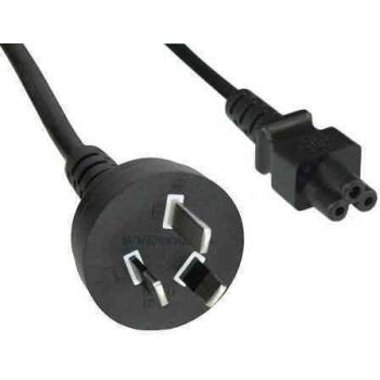 InLine 4043718167746 захранващ кабел Черен 2 м AS3112 C5 разклонител (16656J) (16656J)