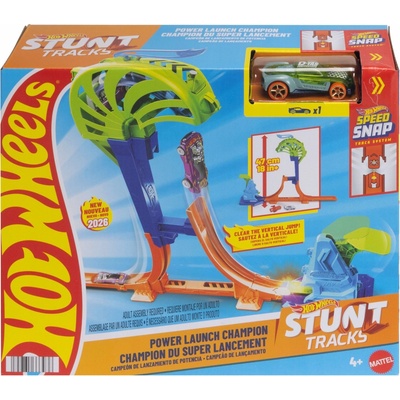 Hot Wheels Stunt Tracks Vertikální dráha Mistrovský skok JHK75