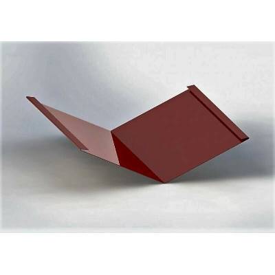 Úžlabí klasik r.š.500mm Hliník 0.7mm Al Lakovaný RAL 3009 červená oxid STORM dl.2m